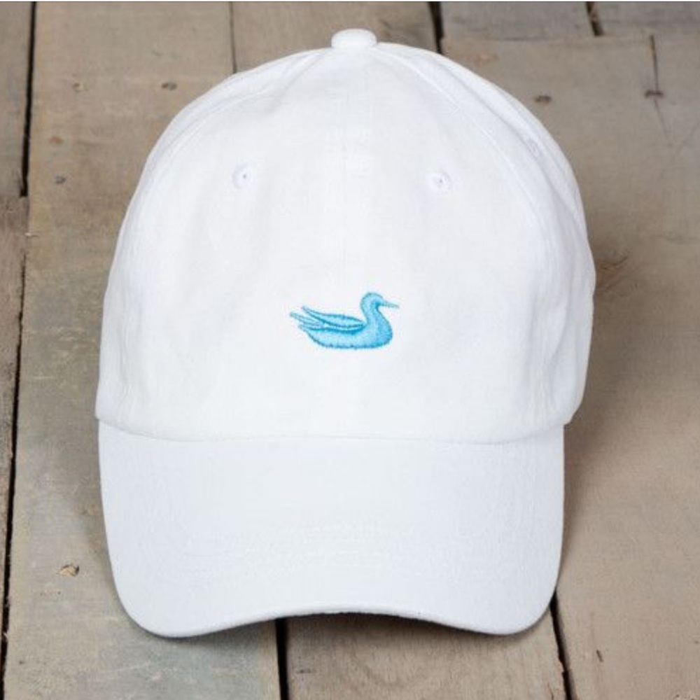 Southern Marsh white with aquamarine duck